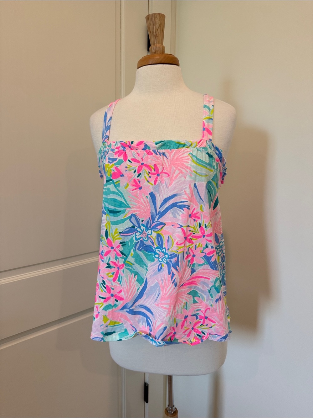 Lilly Pulitzer Pink Multi Floral Tank Top